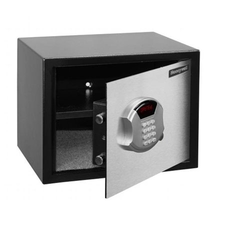 LH LICENSED PRODUCTS LH Licensed Products 5104 Honeywell 0.83 Cu. Ft. Medium Steel Security Safe with Brushed Aluminum Door 5104